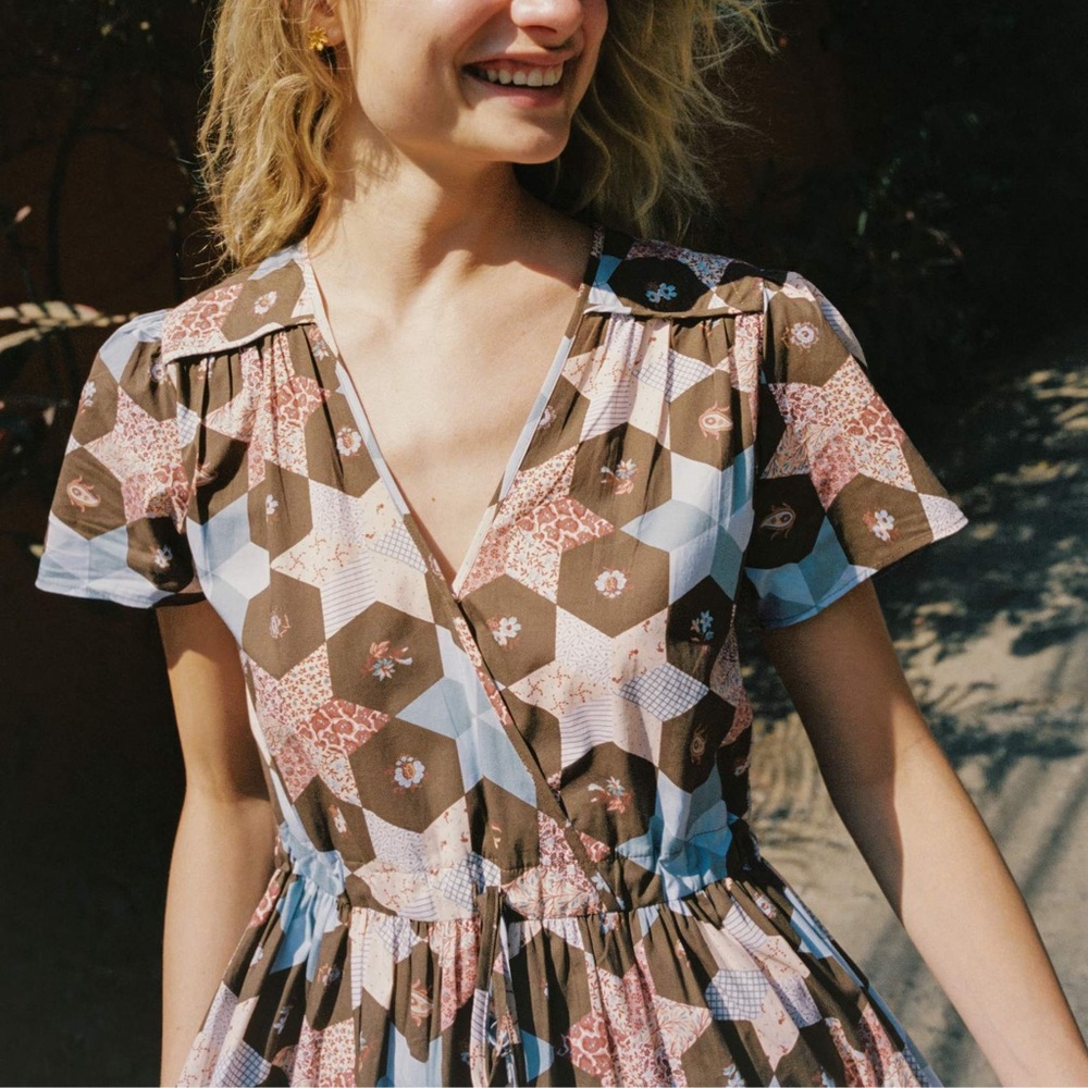 Christy Dawn The Dawn Dress in Solstice Patchwork